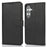 For Samsung Galaxy S25+ Stand Case Shockproof Leather Wallet Phone Cover - Black - 1
