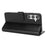 For Samsung Galaxy S25+ Stand Case Shockproof Leather Wallet Phone Cover - Black - 4