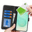 For Samsung Galaxy S25+ Stand Case Shockproof Leather Wallet Phone Cover - Black - 6