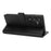 For Samsung Galaxy S25 Ultra Stand Case Shockproof Leather Wallet Phone Cover - Black - 4