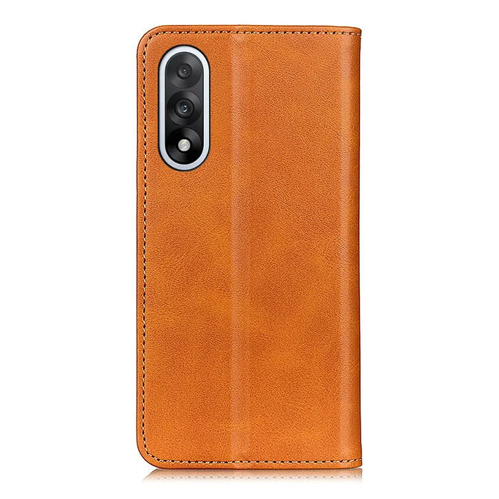 For OnePlus Nord 5 5G / Ace 5 Ultra 5G Case Split Leather Flip Wallet Phone Cover - Brown - 7
