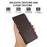ABEEL For OnePlus Nord 5 5G / Ace 5 Ultra 5G Case Litchi Texture Leather RFID Blocking Phone Cover - Brown - 7