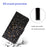 For Samsung Galaxy S23+ Cross Texture PU Leather Shockproof Phone Case Pattern Printing Wallet Stand Folio Flip Cover - Shattered Stars - 5