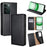 For Realme C71 4G Case Wallet PU Leather Magnetic Auto-Absorbed Phone Cover - Black - 1
