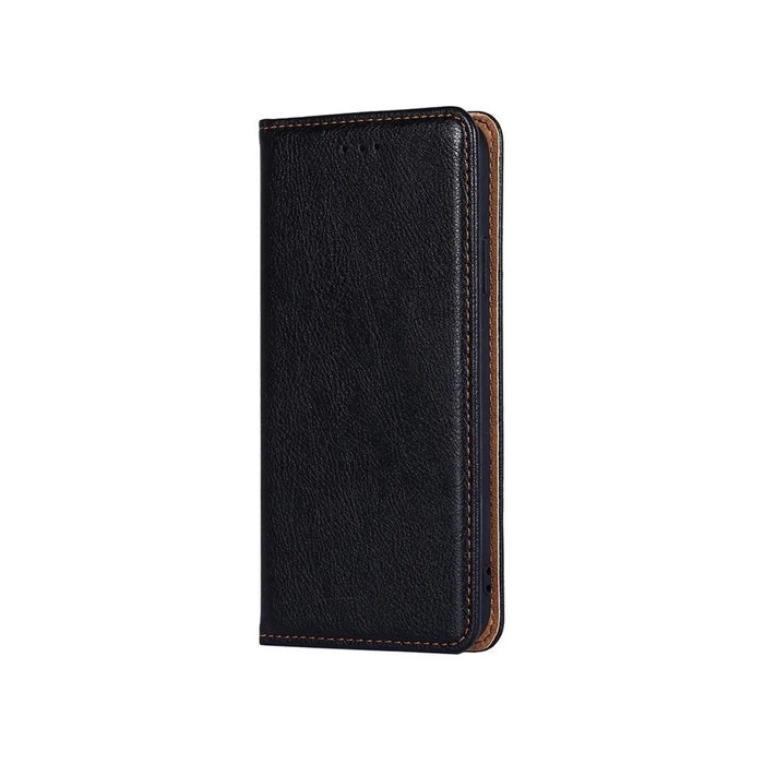 For Realme C71 4G Case Wallet PU Leather Magnetic Auto-Absorbed Phone Cover - Black - 6
