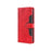 For Samsung Galaxy A05 4G Case Leather Wallet Phone Cover with Straw Hat Magnetic Clasp - Red - 7