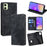 For Samsung Galaxy A05 4G Case RFID Blocking Wallet Foldable Stand Leather Phone Cover - Black - 1