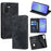 For Samsung Galaxy A36 5G Case RFID Blocking Wallet Foldable Stand Leather Phone Cover - Black - 1