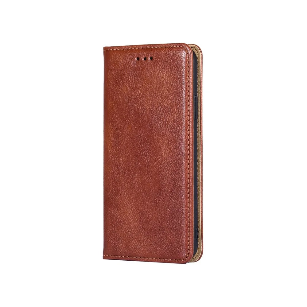 For OnePlus Ace 5 Ultra 5G / Nord 5 5G Case Wallet PU Leather Magnetic Auto-Absorbed Phone Cover - Brown - 6