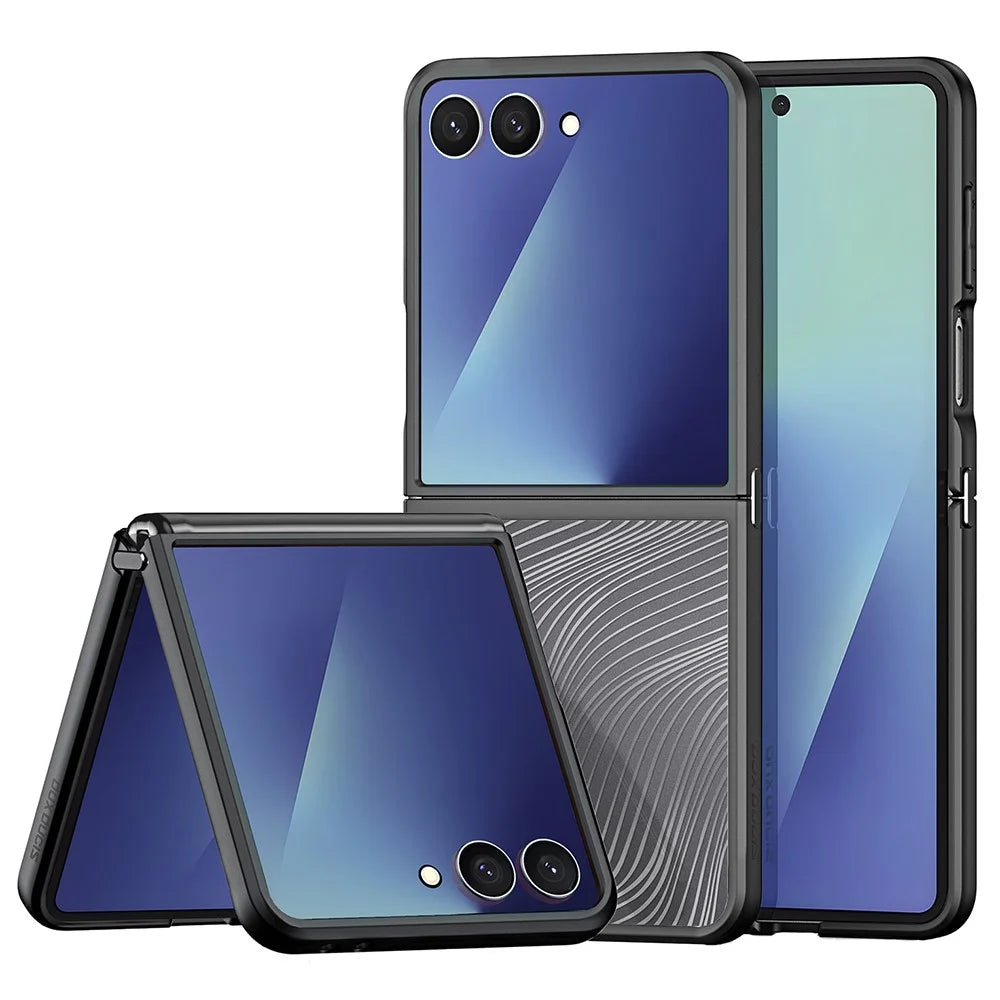DUX DUCIS Aimo Series For Samsung Galaxy Z Flip7 5G Case TPU + PC Matte Anti Drop Phone Cover without Glass - 1