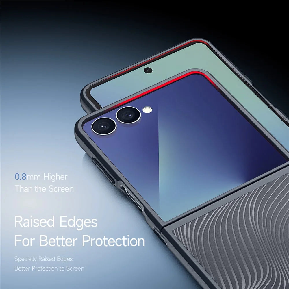 DUX DUCIS Aimo Series For Samsung Galaxy Z Flip7 5G Case TPU + PC Matte Anti Drop Phone Cover without Glass - 6