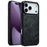 LC.IMEEKE For iPhone 18 Pro / 17 Pro Magnetic Case Compatible with MagSafe Leather + TPU Back Cover - Black - 1