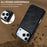 LC.IMEEKE For iPhone 18 Pro / 17 Pro Magnetic Case Compatible with MagSafe Leather + TPU Back Cover - Black - 2