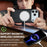 LC.IMEEKE For iPhone 18 Pro / 17 Pro Magnetic Case Compatible with MagSafe Leather + TPU Back Cover - Black - 6