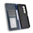 For Infinix Hot 60 5G / 60i 4G Leather Case Wallet Stand Retro Texture Phone Cover - Blue - 4