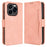 For Oukitel C65 / C65 Pro Leather Case Phone Wallet Cover with Multiple Card Slots - Pink - 1