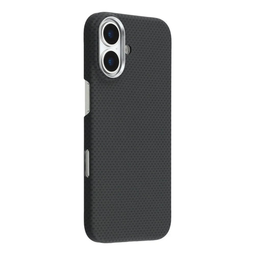 X-LEVEL For iPhone 17 Case Compatible with MagSafe Carbon Nanofiber + Metal Lens Frame Phone Cover - Black - 1