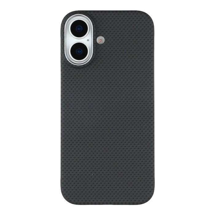 X-LEVEL For iPhone 17 Case Compatible with MagSafe Carbon Nanofiber + Metal Lens Frame Phone Cover - Black - 3