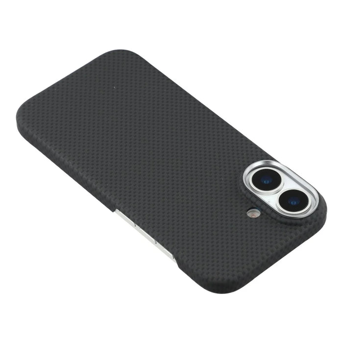 X-LEVEL For iPhone 17 Case Compatible with MagSafe Carbon Nanofiber + Metal Lens Frame Phone Cover - Black - 5