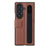 NILLKIN For Samsung Galaxy Z Fold7 5G Case PU + PC Stand Design Phone Cover with Card Slot - Brown - 3