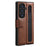 NILLKIN For Samsung Galaxy Z Fold7 5G Case PU + PC Stand Design Phone Cover with Card Slot - Brown - 4