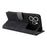 For TECNO Spark 40 4G Case Wallet RFID Blocking PU Leather Phone Cover Stand with Strap - Black - 5