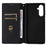 For Samsung Galaxy M36 5G Case Wallet Rhombus Imprinted Leather Phone Cover - Red - 3