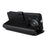 For Oukitel C60 / C60 Pro Case with Shoulder / Wrist Strap Leather Phone Cover Stand Wallet - Black - 6