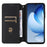 For Oukitel C60 Pro  /  C60 Case Wallet Rhombus Imprinted Leather Phone Cover - Red - 2