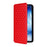 For Oukitel C60 Pro  /  C60 Case Wallet Rhombus Imprinted Leather Phone Cover - Red - 6