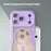 For iPhone 17 Pro Magnetic Case Compatible with MagSafe TPU + PC Phone Back Cover - Purple - 5