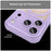 For iPhone 17 Pro Magnetic Case Compatible with MagSafe TPU + PC Phone Back Cover - Purple - 7