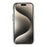 For iPhone 15 Magnetic Case TPU Acrylic Clear Phone Back Cover with Lens Protector Kickstand - Grey - 2