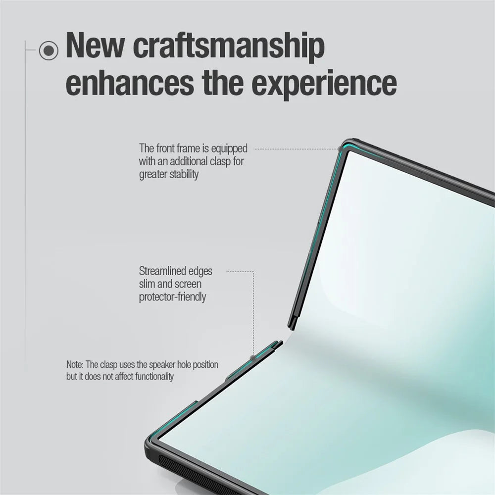 NILLKIN Super Frosted Shield Fold for Samsung Galaxy Z Fold7 5G Magnetic Case PC Matte Phone Cover - 7