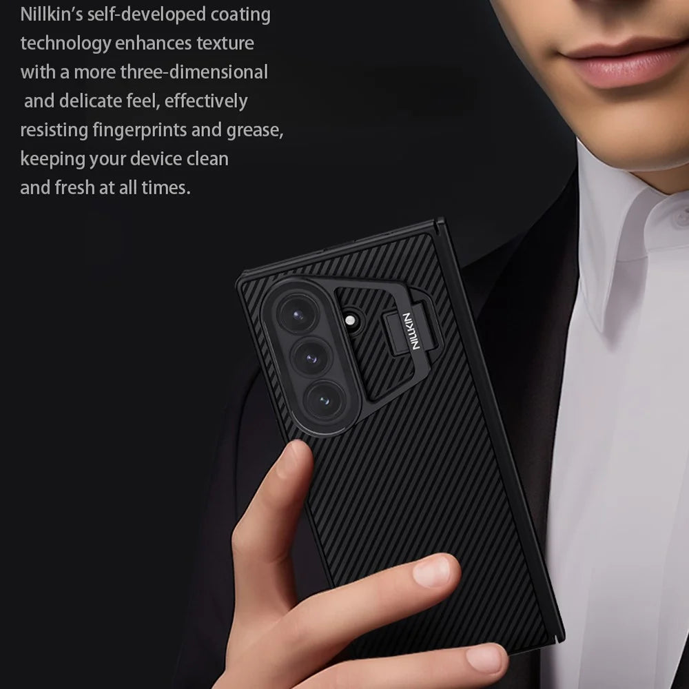 NILLKIN CamShield Prop Series For Samsung Galaxy Z Fold7 5G Case PC Phone Cover with Clear Camera Lid - 4