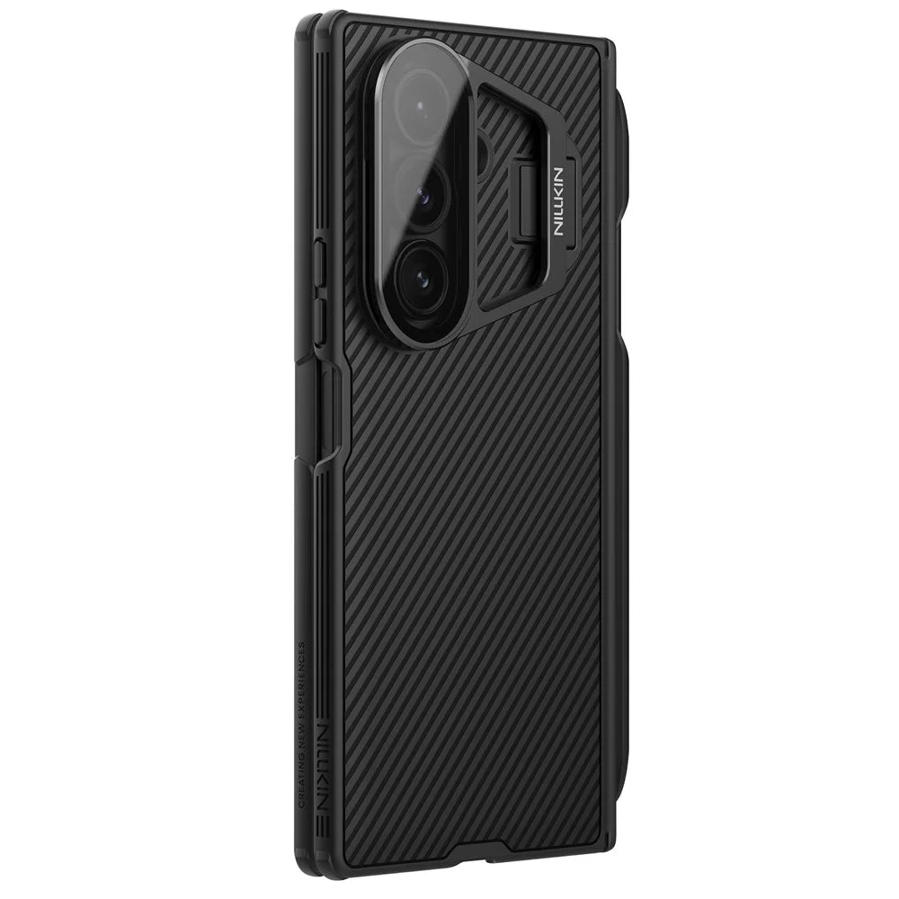 NILLKIN CamShield Prop Magnetic Series For Samsung Galaxy Z Fold7 5G Case PC Phone Cover with Clear Camera Lid  /  Stylus Pen - 4