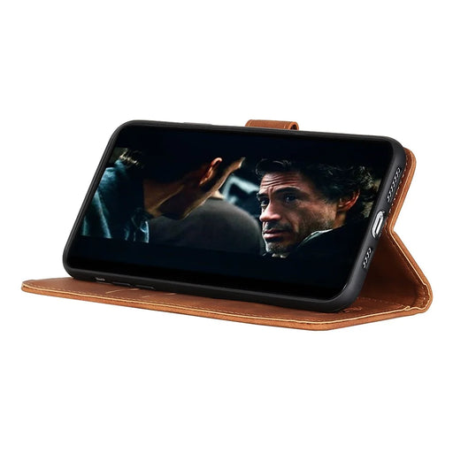 KHAZNEH For OnePlus Nord 5 5G / Ace 5 Ultra 5G Case PU Leather Retro Texture Phone Cover - Brown - 2
