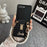 For Samsung Galaxy Z Flip7 5G Case Smile Rabbit PU + PC Phone Cover with Wrist Strap - Cross Texture - 2