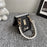 For Samsung Galaxy Z Flip7 5G Case Smile Rabbit PU + PC Phone Cover with Wrist Strap - Cross Texture - 4