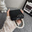 For Samsung Galaxy Z Flip7 5G Case Smile Rabbit PU + PC Phone Cover with Wrist Strap - Cross Texture - 6