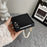 For Samsung Galaxy Z Flip7 5G Case Smile Rabbit PU + PC Phone Cover with Wrist Strap - Cross Texture - 7