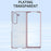 For Samsung Galaxy Z Fold7 5G Case Clear PC Electroplating Hard Phone Cover - Rose Gold - 2