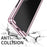 For Samsung Galaxy Z Fold7 5G Case Clear PC Electroplating Hard Phone Cover - Rose Gold - 4