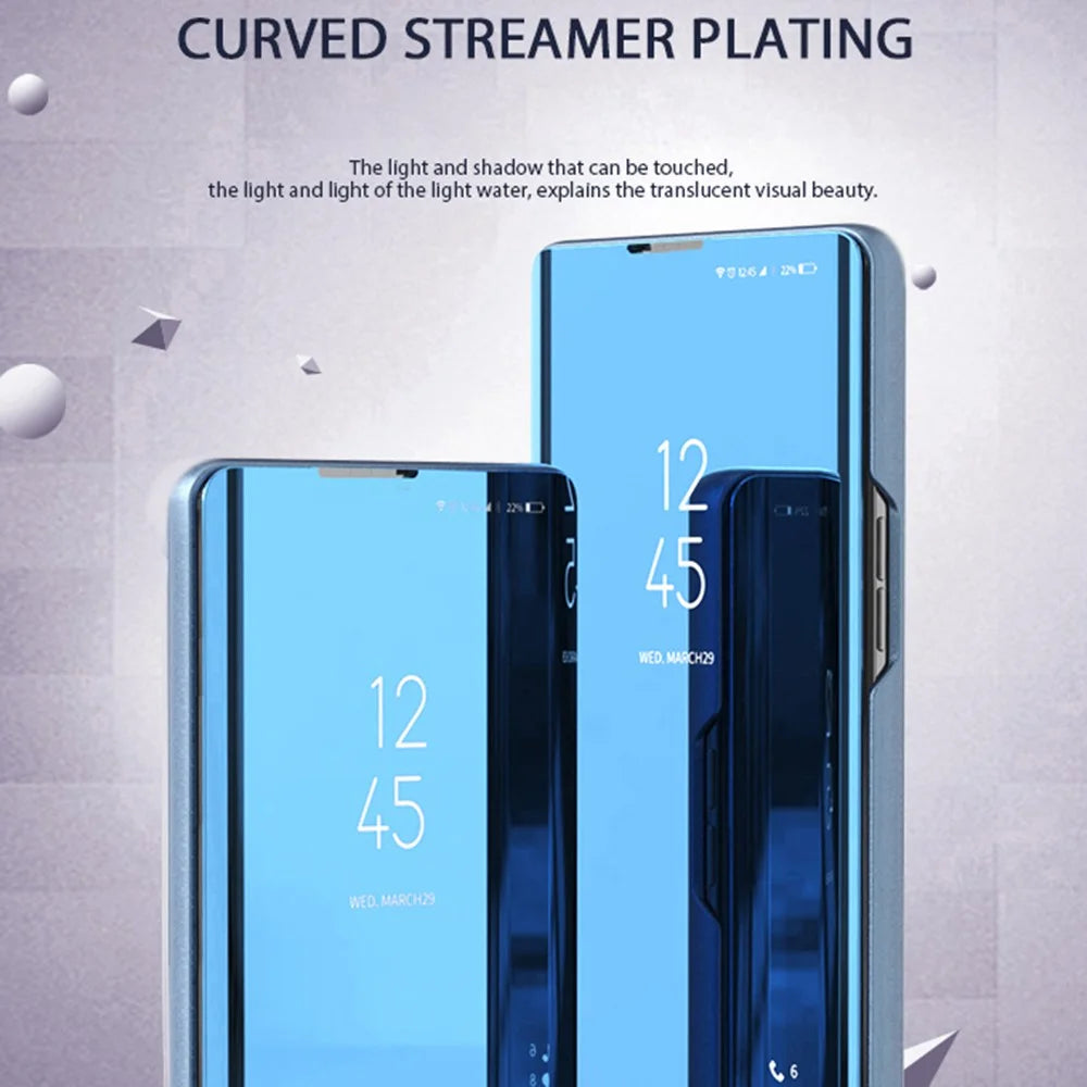 For Samsung Galaxy S25 FE Flip Leather Cover with Stand Full Body Protective Phone Case - Blue - 3