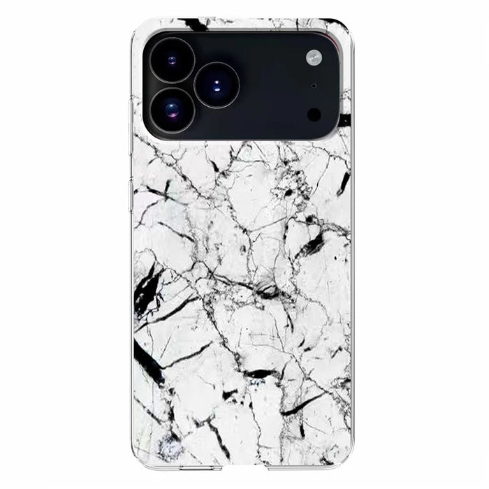 For iPhone 18 Pro / 17 Pro Case Marble Pattern Printing Soft TPU Phone Cover - White - 2