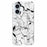 For iPhone 16 Case Marble Pattern Printing Soft TPU Phone Cover - White - 2