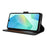 For Samsung Galaxy A16 5G / A16 4G Stand Case Shockproof Leather Wallet Phone Cover - Black - 4