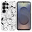 For Samsung Galaxy S25 Ultra Case Marble Pattern Printing Soft TPU Phone Cover - White - 1
