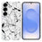 For Samsung Galaxy S25+ / S24+ Case Marble Pattern Printing Soft TPU Phone Cover - White - 1