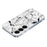 For Samsung Galaxy S25+ / S24+ Case Marble Pattern Printing Soft TPU Phone Cover - White - 4